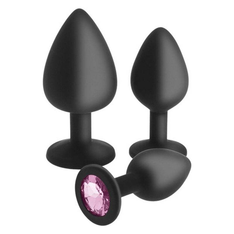 Anaalpistik S Pleasures Crystal Black (3 tk)