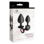 Anustappi S Pleasures Crystal Musta (3 pcs)